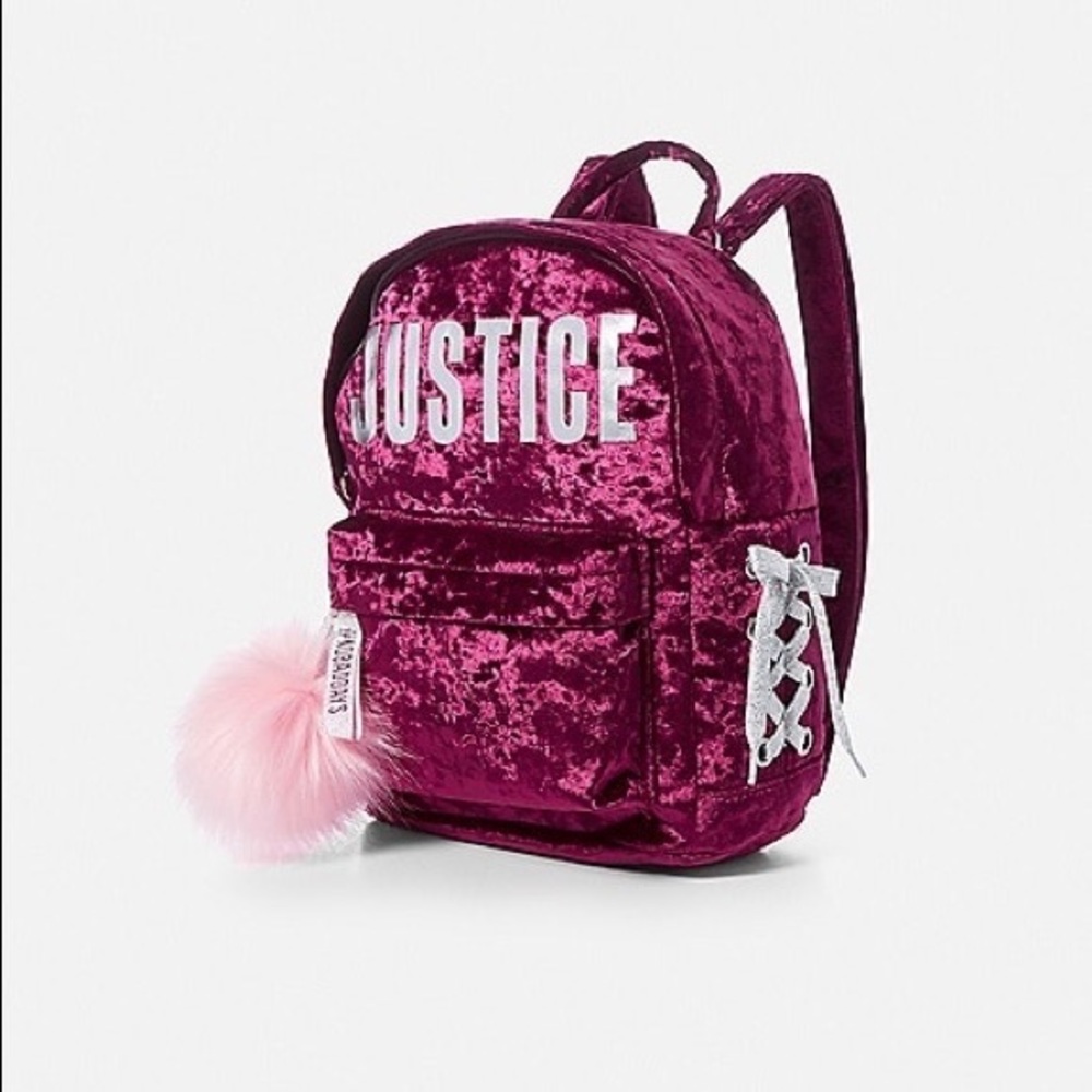 Justice| Maron Velvet mini backpack